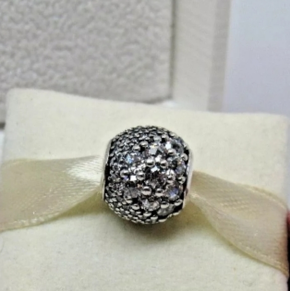 Pandora clear Enchanted pave charm. - Picture 7 of 8